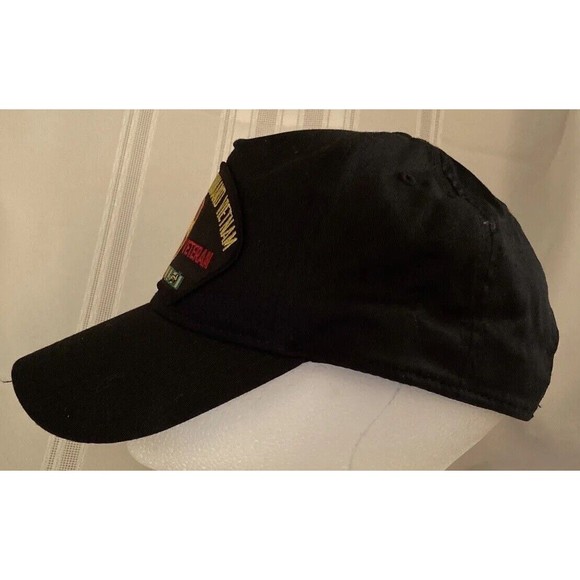 Vietnam Veteran ‘Military Assistance Command Team’ Black Adjustable Cap Hat - Picture 3 of 7